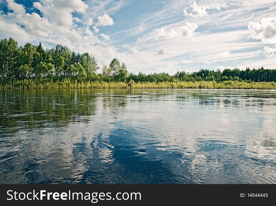 Dep river, the Amur region, Russia