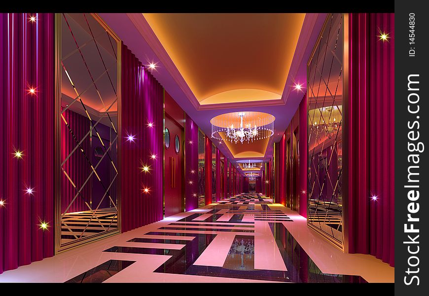 illustration of luxury restaurant interior. illustration of luxury restaurant interior