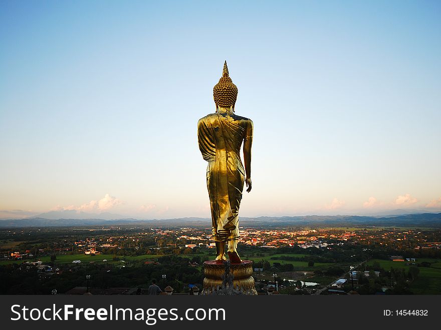 A statue of a Buddha in Thailand. A statue of a Buddha in Thailand.