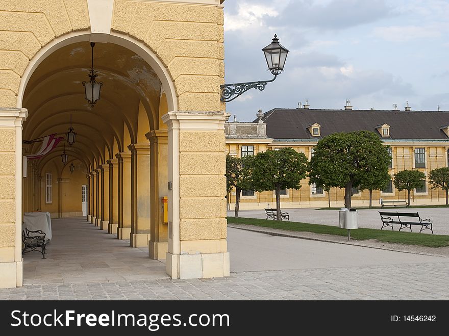 Colonnade of Schonbrunn