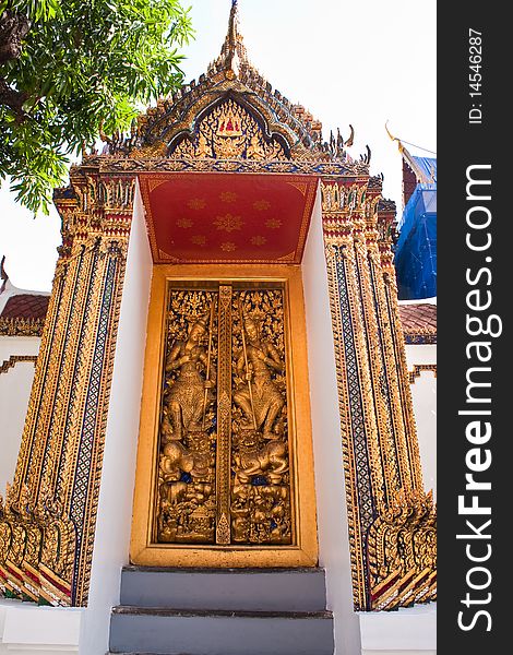 A Door In Thailand S Grand Palace