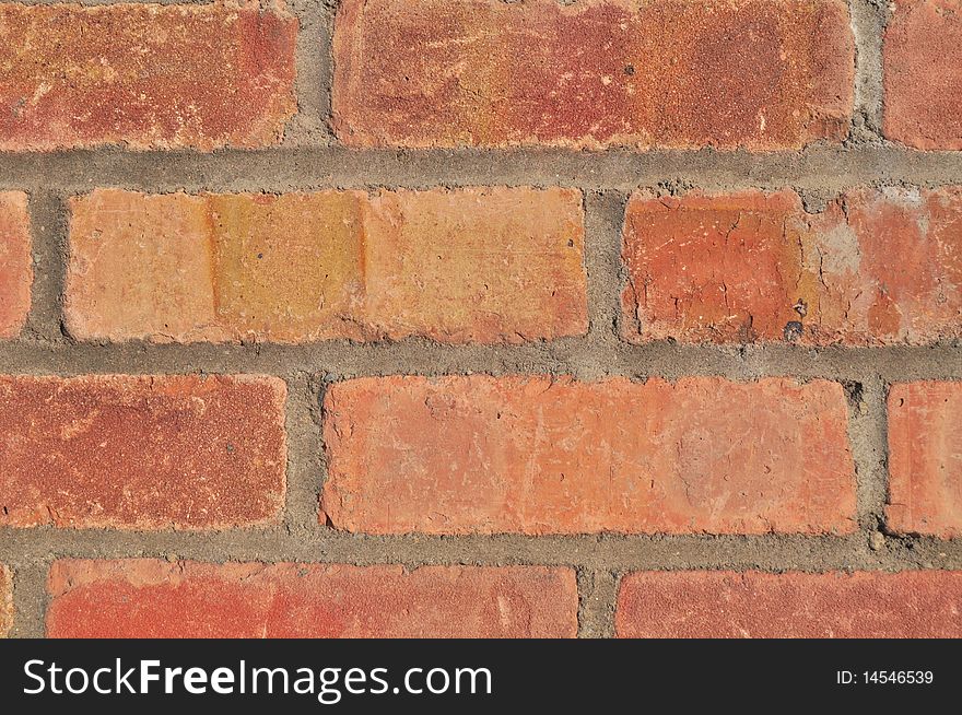 Red brick wall