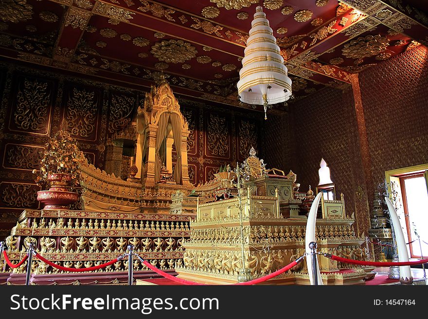Imitation throne hall at Thailand
