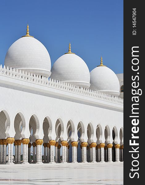 Sheikh Zayed Mosque In Abu Dhabi