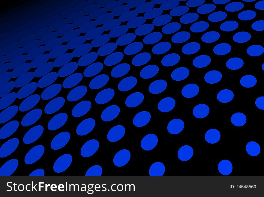 Graphic illustration of Blue Dot Pattern