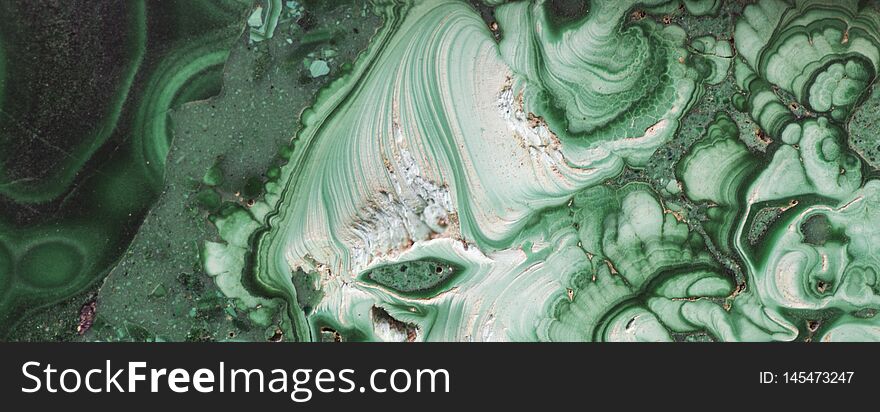 Malachite green mineral gemstone