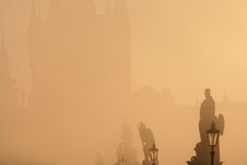 Prague Charles Bridge Royalty Free Stock Photos Prague Charles Bridge Royalty Free Stock Photos