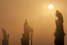 Prague Charles Bridge Stock Images Prague Charles Bridge Stock Images