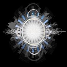 Beautiful Ornate Shield Royalty Free Stock Photo