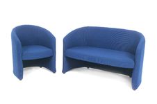 Blue Sofa And Chair Royalty Free Stock Photography