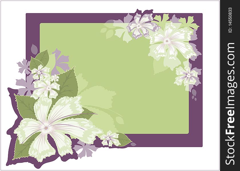 Vector illustration of flowers. EPS file is available. Vector illustration of flowers. EPS file is available