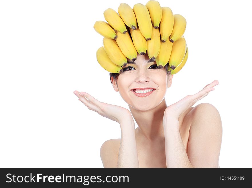 Smiley Banana Girl