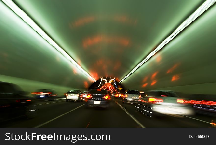 Tunnel Motion Blur San Fransisco