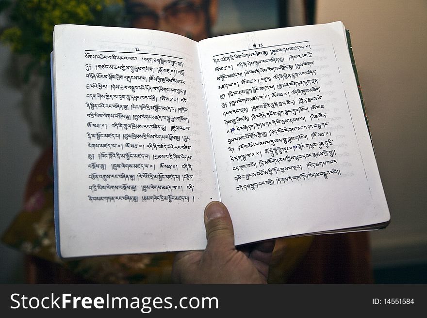 The Sacred Book of Tibetan monks.