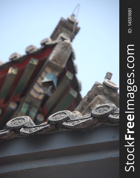 Some details of chinese traditional architecture (lama temple). Some details of chinese traditional architecture (lama temple)