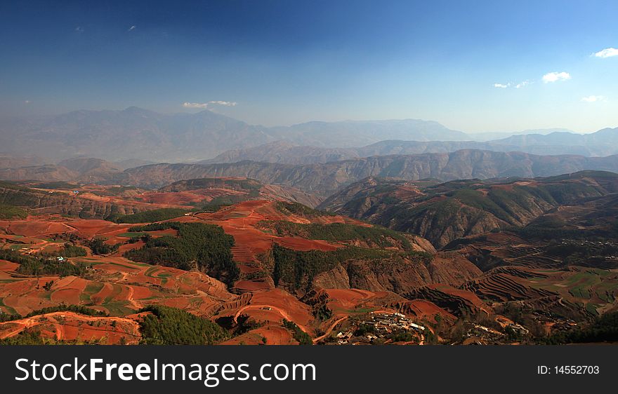 Special geomorphology in the west of China