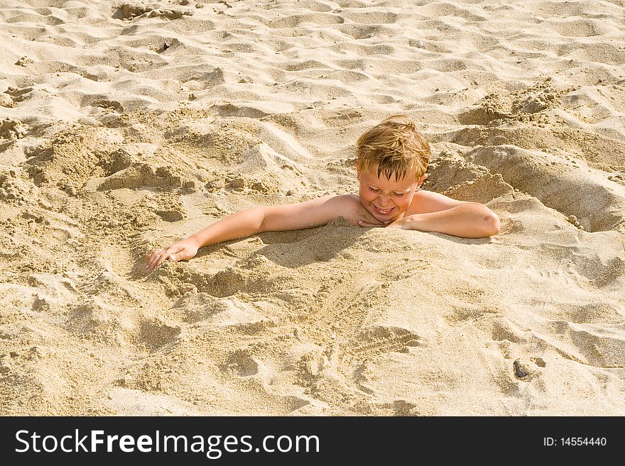 Child at the beach