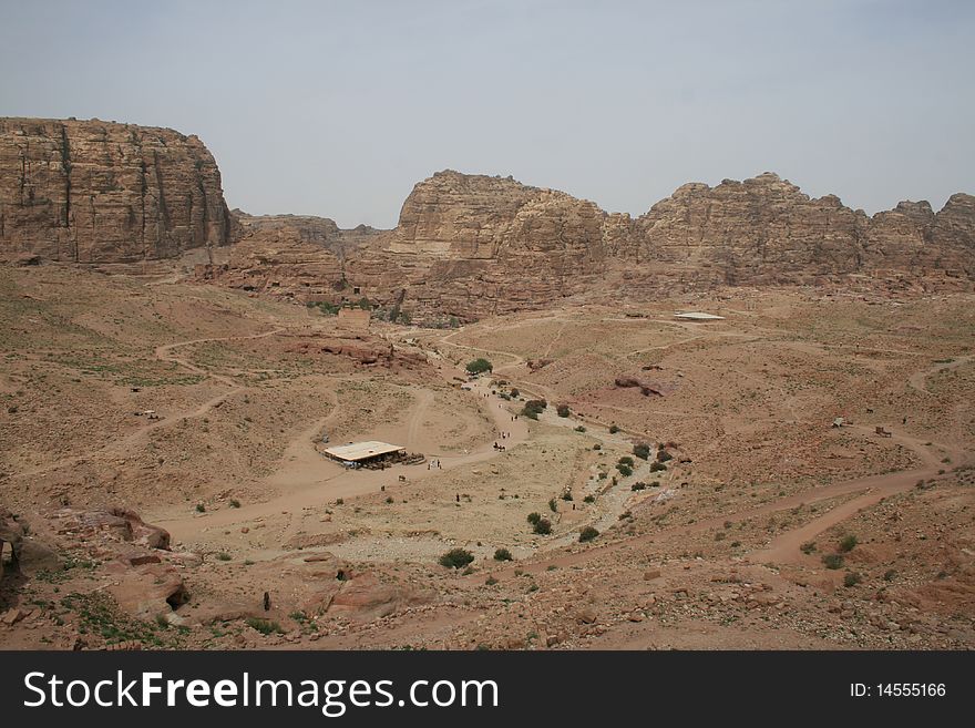 Landscape At The City Of Petra