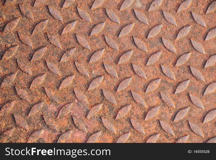 Rusty steel texture