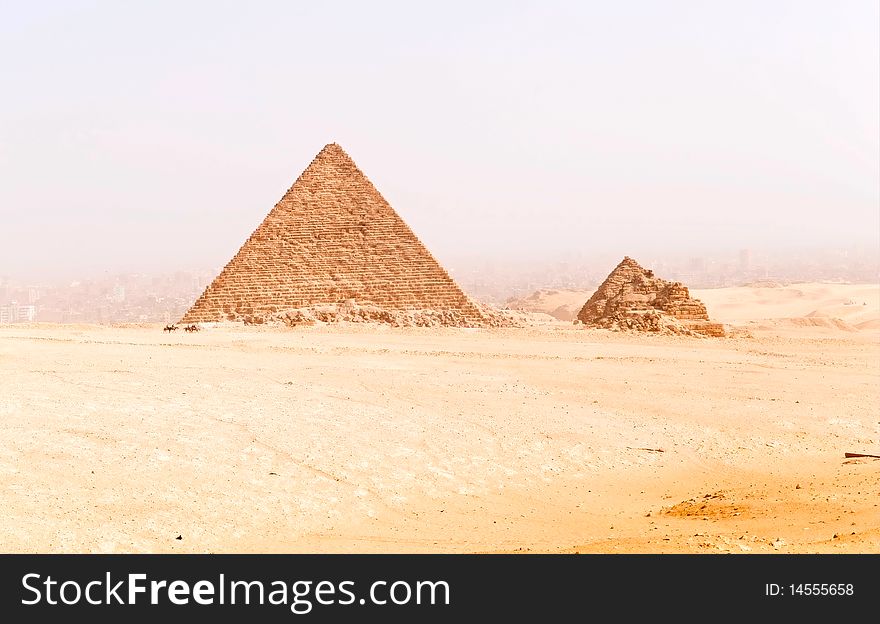 The pyramid of Giza, Egypt