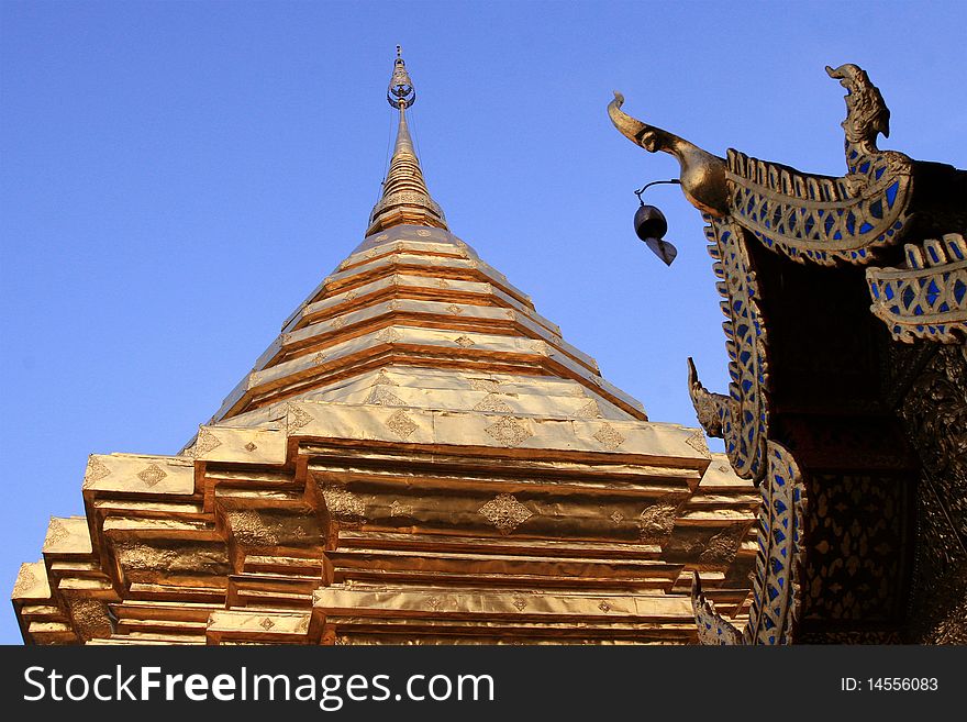 Wat Doi Suthep Temple, Chiang Mai, Thailand. Wat Doi Suthep Temple, Chiang Mai, Thailand