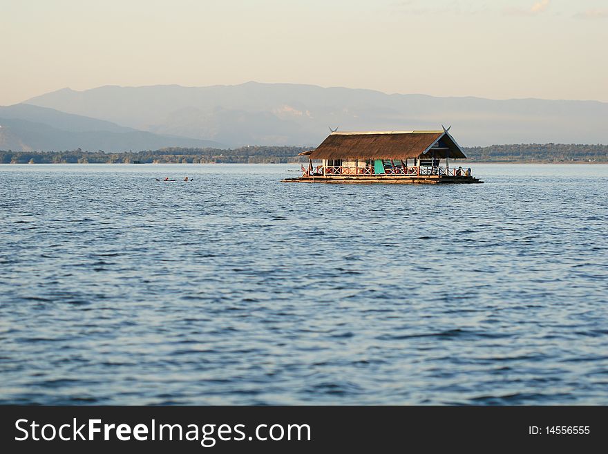 Float Raft Downstream, North of Thailand