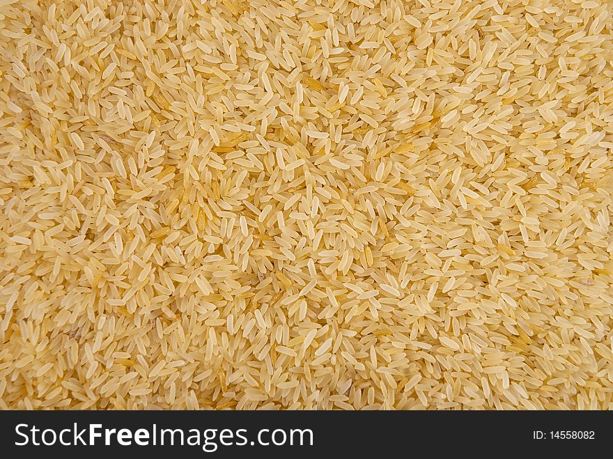 Rice Kernels Filling The Frame