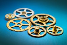 Old Clock Gears Stock Photos Old Clock Gears Stock Photos