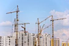 The Crane Elevating Royalty Free Stock Photos The Crane Elevating Royalty Free Stock Photos