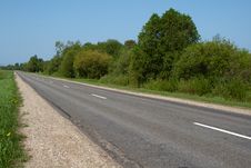 Road To Village Royalty Free Stock Photos Road To Village Royalty Free Stock Photos