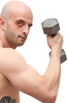 Muscular Body Builder Man Royalty Free Stock Photography Muscular Body Builder Man Royalty Free Stock Photography