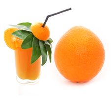 Orange Juice & Orange Stock Photo Orange Juice & Orange Stock Photo