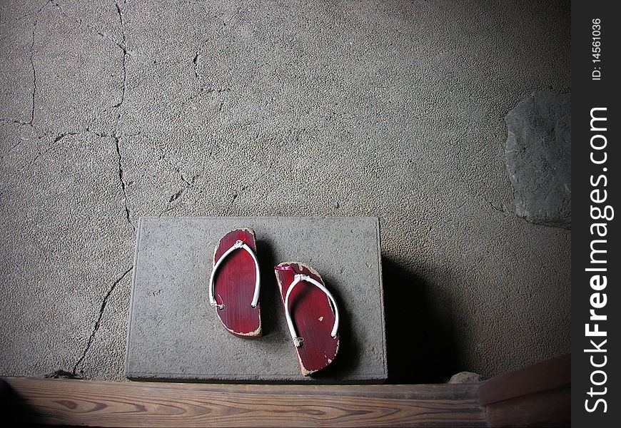 Old Japanese Clogs