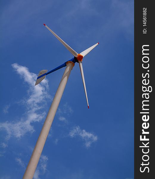 Modern wind turbines or wind mills