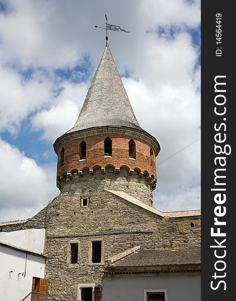 Fortress tower of medieval fortress by CU