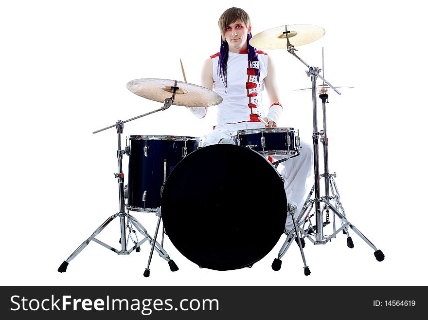 Rock drummer