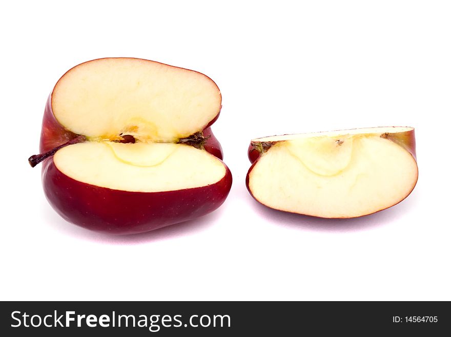 Cut apple for healthy eating