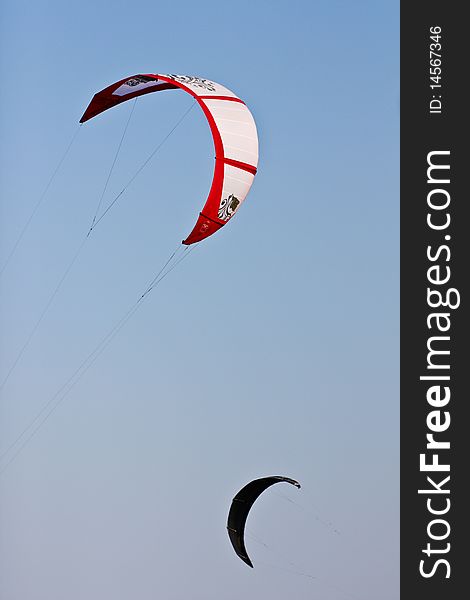 Red And Black Kite Board