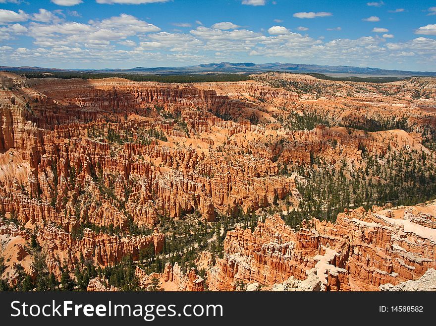 Grandiose view of Bryce Canyon National park