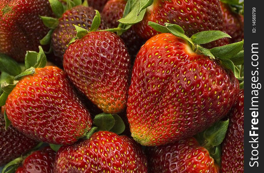 Close-up image of fresh strawberries. Close-up image of fresh strawberries