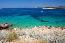 Picturesque Scenic Summer Landscape Of Dalmatian C Stock Photo