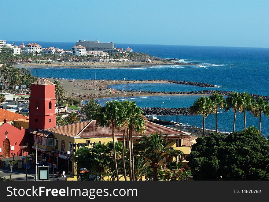 The beach of Tenerife