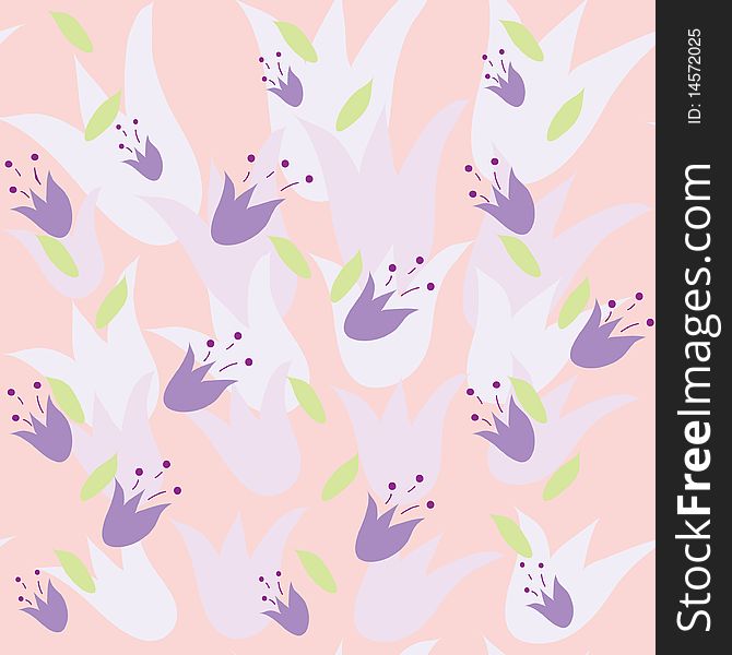 Seamless Pattern With Abstract Bells
