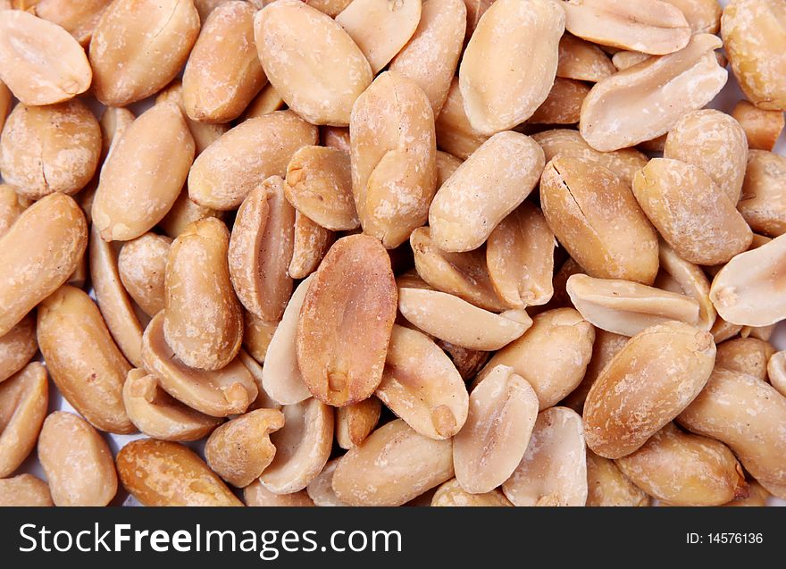 Grain texture of peanuts. Food Image
