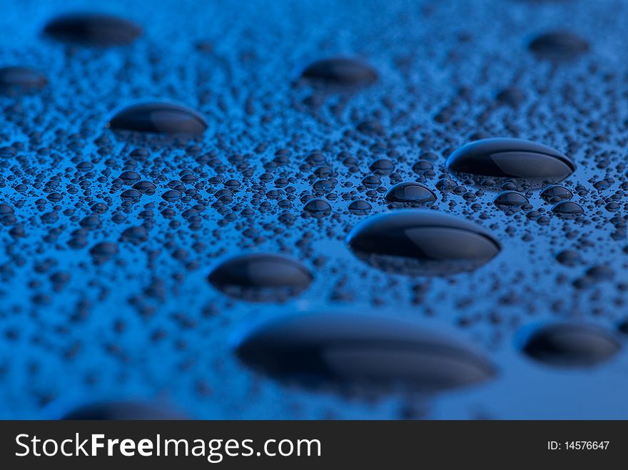 Macro Photo Of Water Drops