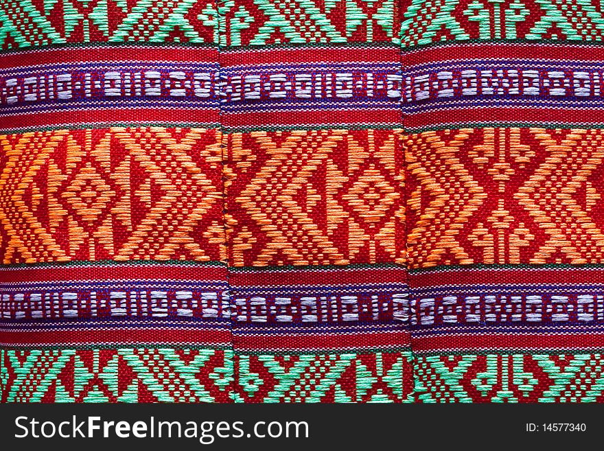Thai style patterns of native Thai textiles image