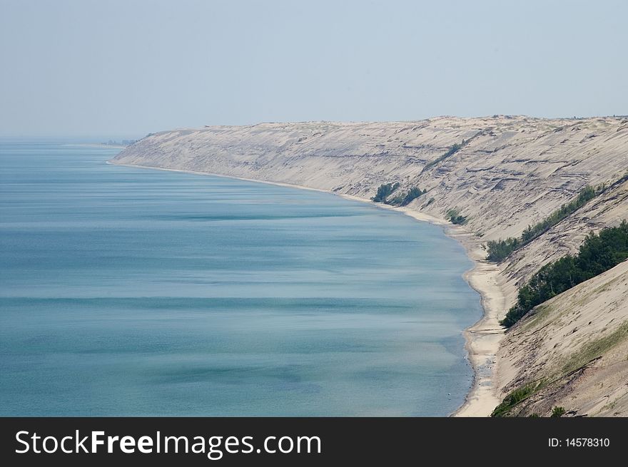 Sand Dunes On Lake Superior