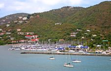 Tortola Marina Royalty Free Stock Photo