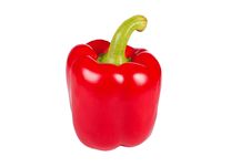Single Red Sweet Pepper Stock Photos Single Red Sweet Pepper Stock Photos