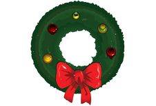 Christmas Wreath Stock Photography Christmas Wreath Stock Photography